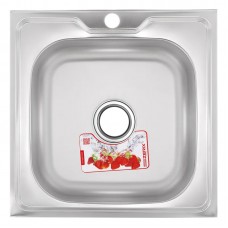 Кухонна мийка накладна Zerix Z5050-04-160E (Satin) (ZX1608)