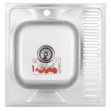 Мийка кухонна Zerix Z6060L-08-180E (Satin) (ZS0586)