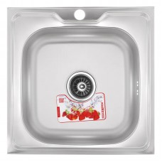Кухонна мийка накладна Zerix Z5050-06-160E (Satin) (ZX1609)