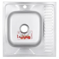 Мийка кухонна Zerix Z6060L-04-160E (Satin) (ZM0567)