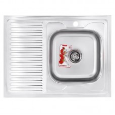 Мийка кухонна Zerix Z8060R-06-160MD (micro decor) (ZS0608)