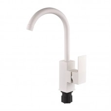 Змішувач для кухні Plamix Kubus-011 SET White (з підведенням) (PM0674)