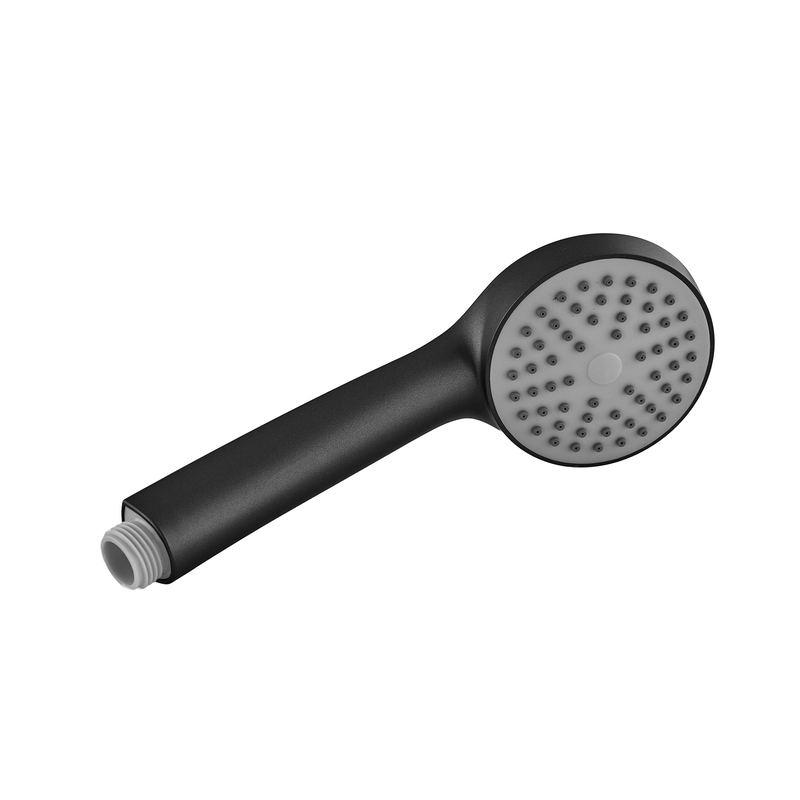 Змішувач для ванни Plamix CEZAR-009 EURO SET Matte black, зі шлангом, лійкою та кронштейном (PM0693