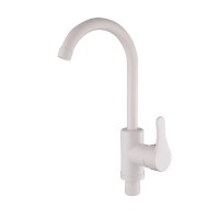 Смеситель для кухни Plamix Diego-011 White (без подвода) (PM0657)
