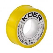 ФУМ стрічка для газу KOER ST-02 15M * 0.1mm * 12mm (KR0120)