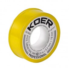 ФУМ стрічка для газу Koer STP-02 PRO 20M * 0.2mm * 19mm (KR0122)