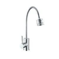 Смеситель для кухни Champion SUS-011 CHROME REFLECTOR с рефлекторным изливом из нержавеющей стали (