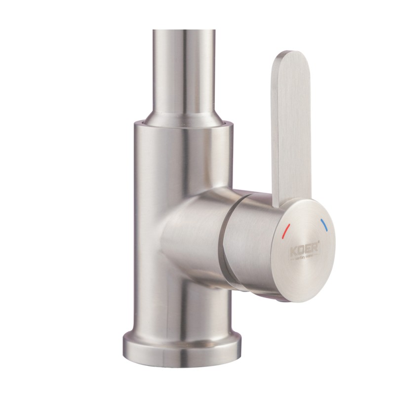 Змішувач для кухні Koer KI-70019-02 (з нерж. сталі) (Колір нерж) (KR4795)