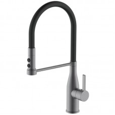 Змішувач для кухні Mixxus Premium Summer 017 GRAPHITE REFL.BLACK (MI6962)