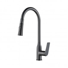 Смеситель для кухни Mixxus Premium DERBY 014 (NUT) GRAPHITE (MI6611)