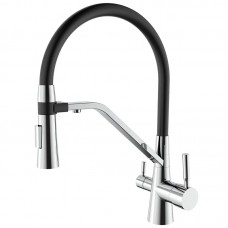 Смеситель для кухни Mixxus Premium Magnet 021 REFL.BLACK (MI6973)