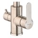 Змішувач для кухні Mixxus DAX-021-G з нерж. сталі SUS304 з вих. для питної води (MI6077)