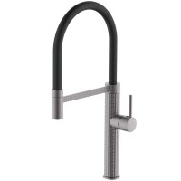Смеситель для кухни Mixxus Premium Oliwer 017 GRAPHITE REFL.BLACK (MI6967)
