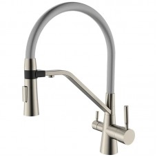 Смеситель для кухни Mixxus Premium Magnet 021 SS COLOR REFL.GREY (MI6976)