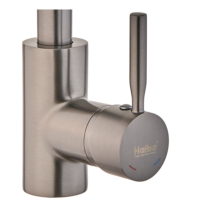 Змішувач для кухні Haiba Hans 011 Graphite (HB4000)