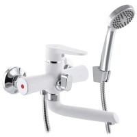 Змішувач для ванни Zerix PUD3 146 білий (ZX2910)