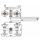 Змішувач для ванни Haiba Dominox 140 (HB0064)