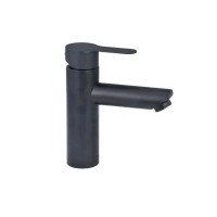 Смеситель для умывальника Champion SAP-001-A Black с нерж. стали (CH6459)