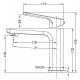 Змішувач для умивальника Koer KB-10031-01 (KR5430)