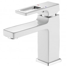 Змішувач для умивальника Mixxus Premium DANTE 001 NUT White-Chrome (MI6792)