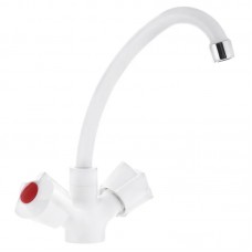 Змішувач для кухні Plamix Ama-271 White (без підведення) (PM0696)