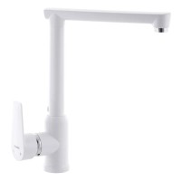 Смеситель для кухни Plamix Mario-017 White (без подводки) (PM0557)