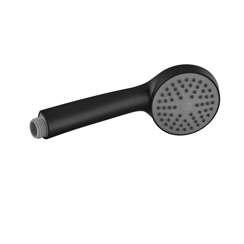 Змішувач для ванни Plamix CEZAR-006 EURO SET Matte black, зі шлангом, лійкою та кронштейном (PM0690