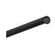 Змішувач для ванни Plamix CEZAR-006 EURO SET Matte black, зі шлангом, лійкою та кронштейном (PM0690
