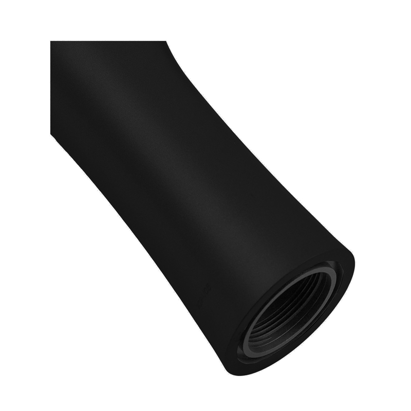 Змішувач для умивальника Plamix Cezar-001 SET Matte black (з підведенням) (PM0662)
