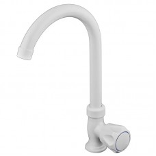 Кран для холодної води Plamix Mono-005 White (PM0675)