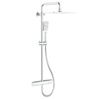 Душевая колонна с термостатическим смесителем Koer KB-53011-01 (Цвет хром) (KR4722)
