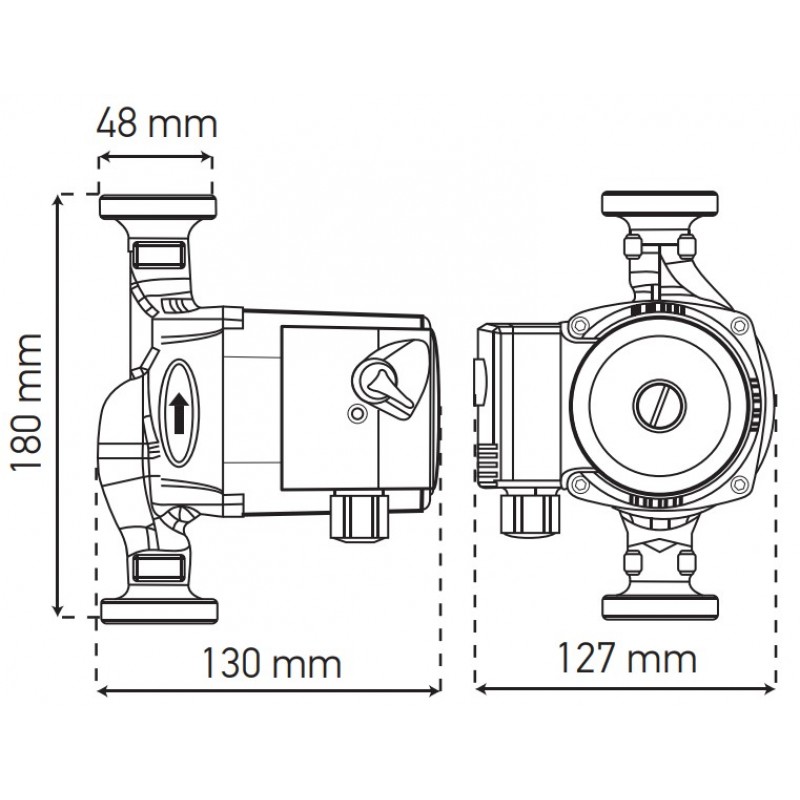 Насос циркуляційний відцентр. Koer KP.GRS-25 / 6-180 (KP0249)