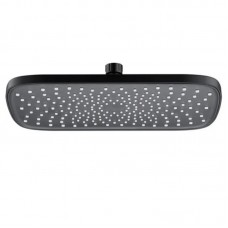 Верхній душ Mixxus SH-18-OH Black (300x200 мм) (LE2791)