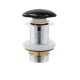Донный клапан для раковины Mixxus POP-UP-09 BLACK 1 1/4'' автомат СLICK-СLACK без перелива (AC3568)