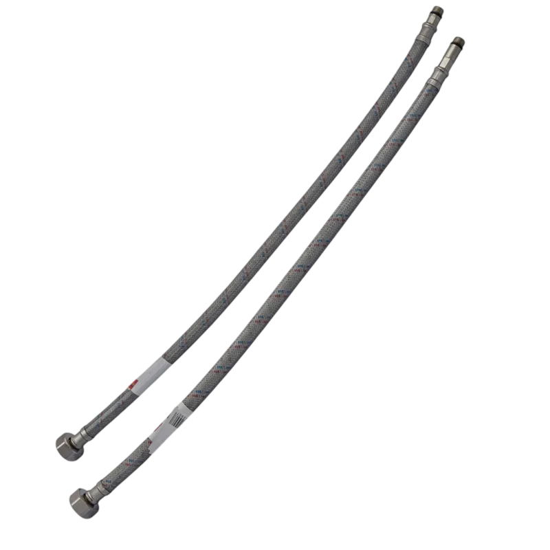Гнучкі шланги для змішувача гайка 1/2'' - Штуцер M10 (100 см) 2 шт Koer (KR0277)